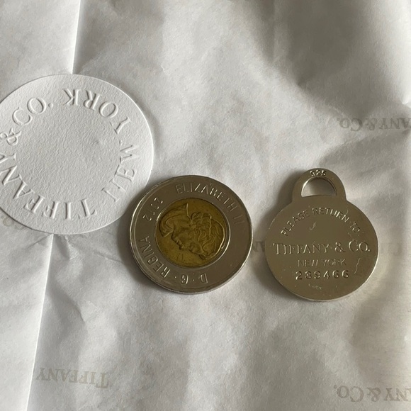 Authentic Tiffany Round Tag X-Large - Picture 2 of 6